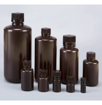 HDPE Narrow Mouth Bottle Amber/ HDPE 세구병 갈색